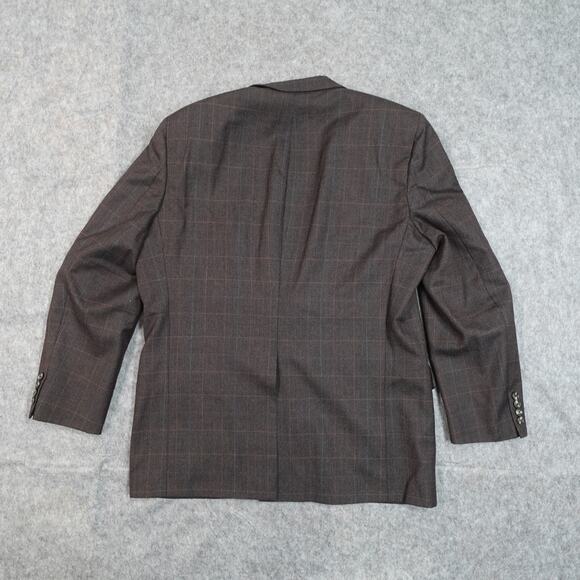 Vintage Burberrys Blazer Mens 44R? Wool Sport Coat Jacket 2 Button Union Made - Picture 2 of 16